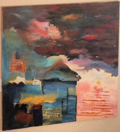 Sun holds Heaven and Earth by artist Mike Hord
